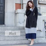 スエードノーカラータイロッケンコート | A.NATALY | 詳細画像9