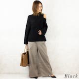 編地切替オープンショルダーニット | A.NATALY | 詳細画像8