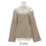 編地切替オープンショルダーニット | A.NATALY | 詳細画像9