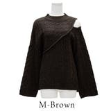 編地切替オープンショルダーニット | A.NATALY | 詳細画像11