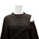 編地切替オープンショルダーニット | A.NATALY | 詳細画像15