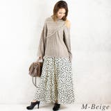 編地切替オープンショルダーニット | A.NATALY | 詳細画像2