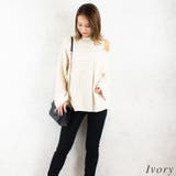 編地切替オープンショルダーニット | A.NATALY | 詳細画像3