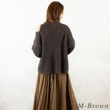 編地切替オープンショルダーニット | A.NATALY | 詳細画像5