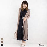 モカ | シアーニットソーロングカーディガン | A.NATALY