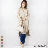 サンドアイボリー | ツーポケカラーレスシャツワンピース | A.NATALY