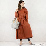 コットンギャザー使いシャツガウン | A.NATALY | 詳細画像6