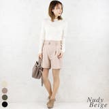 ヌーディーベージュ | センタープレスショートパンツ | A.NATALY