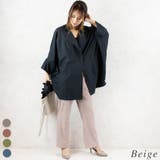 ベージュ | ルーズストレートパンツ | A.NATALY