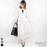 ナチュラルアイボリー | コットンカシュクールワンピース | A.NATALY