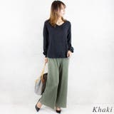 楊柳プリーツストレートパンツ | A.NATALY | 詳細画像1 