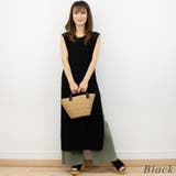 麻タッチ片畦ノースリワンピース | A.NATALY | 詳細画像5 