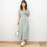 ミルフィーユタックパフスリーブワンピース | A.NATALY | 詳細画像1 