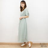 ミルフィーユタックパフスリーブワンピース | A.NATALY | 詳細画像2 