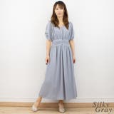ミルフィーユタックパフスリーブワンピース | A.NATALY | 詳細画像3 