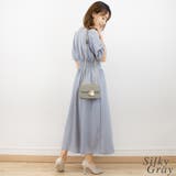 ミルフィーユタックパフスリーブワンピース | A.NATALY | 詳細画像4 