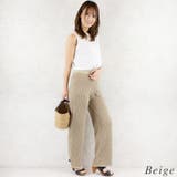 アクリルジャガードストレートパンツ | A.NATALY | 詳細画像1 