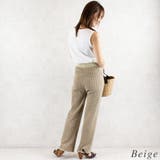 アクリルジャガードストレートパンツ | A.NATALY | 詳細画像2 