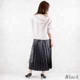 レザーアコーディオンスカート | A.NATALY | 詳細画像8