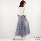 レトロフラワーアコーディオンプリーツスカート | A.NATALY | 詳細画像3 