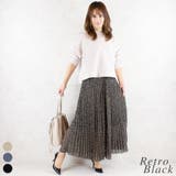 レトロフラワーアコーディオンプリーツスカート | A.NATALY | 詳細画像7 