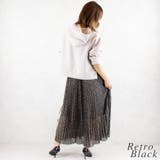 レトロフラワーアコーディオンプリーツスカート | A.NATALY | 詳細画像9 