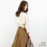 フリルケープカラーブラウス | A.NATALY | 詳細画像1