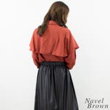 フリルケープカラーブラウス | A.NATALY | 詳細画像5
