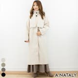 アイボリー | フェイクウールスタンドカラーコート | A.NATALY