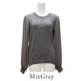 シフォンプリーツスリーブニット | A.NATALY | 詳細画像9 