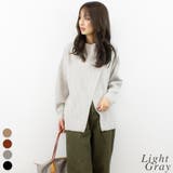 ライトグレー | 2Wayクロスアシメセーター | A.NATALY