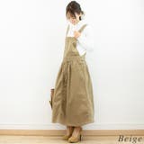 ストレッチコーデュロイ胸当ジャンスカ | A.NATALY | 詳細画像1