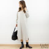 Vネックニットワンピース | A.NATALY | 詳細画像6