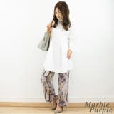 マーブルパターンシンプルパンツ | A.NATALY | 詳細画像1 