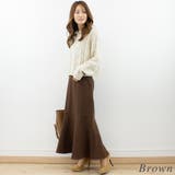 ツイル裾切替えマーメイドスカート | A.NATALY | 詳細画像7 