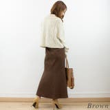 ツイル裾切替えマーメイドスカート | A.NATALY | 詳細画像8 