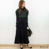 ツイル裾切替えマーメイドスカート | A.NATALY | 詳細画像1 