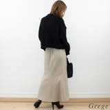 ツイル裾切替えマーメイドスカート | A.NATALY | 詳細画像4 