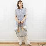 スクエアショルダーカットノースリーブブラウス | A.NATALY | 詳細画像2