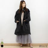 ブラック | フィッシュテールモッズコート | A.NATALY