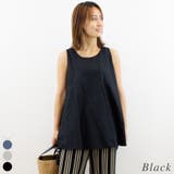 ブラック | ノースリーブチュニック | A.NATALY