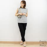 天竺ボーダーショルダータックプルオーバー | A.NATALY | 詳細画像2 