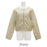 フェイクレザーノーカラージャケット | A.NATALY | 詳細画像7