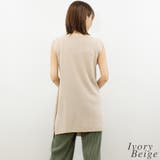 アシメスタックニットベスト | A.NATALY | 詳細画像1 