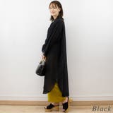 バイカラーステッチガーゼロングシャツ | A.NATALY | 詳細画像7