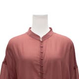 バイカラーステッチガーゼロングシャツ | A.NATALY | 詳細画像15