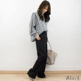 リネンライクストレートタックパンツ | A.NATALY | 詳細画像7 
