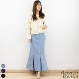 ブリーチデニム | デニムハイウエストマーメイドスカート | A.NATALY