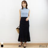ブラック | カットワークレースマーメイドスカート | A.NATALY