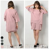 ピンク | ワッフルショートパンツセットアップ | A.NATALY